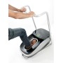 ORMA device for automatic covering of shoes with hygienic socks