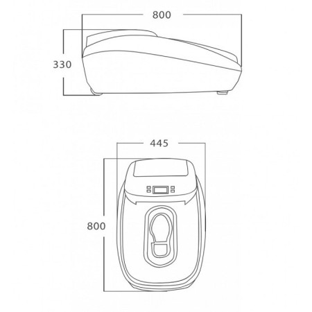 Orma device for automatic covering of shoes with hygienic socks