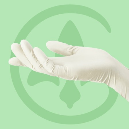 Jednorazowe, chlorowane, bezpudrowe rękawiczki lateksowe doccl silk - 100 szt.