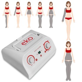 Pressoterapia pressomassage ekò dotazione pro (2 gambali + kit slim body + bracciale)
