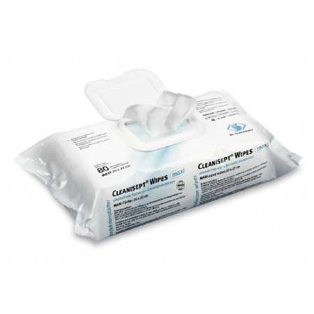 Alcohol-free wipes for disinfection with cloth. - 80 pieces. 20×22 cm wipe