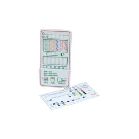 Drogatest BASE Multicard - 7 geanalyseerde stoffen + 3 versnijdingsmiddelen - 25 tests