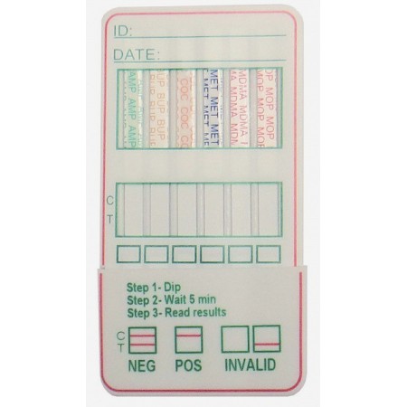 Drogatest base multicard - 7 analysierte substanzen + 3 verfälschungsmittel - 25 tests