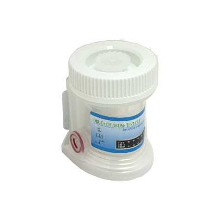 Drogatest BASE Multi-Cup-KEY met 8 geanalyseerde stoffen en 3 versnijdingsmiddelen - 10 tests