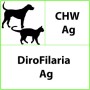 Rapid veterinary test chw ag heartworm - 10 tests