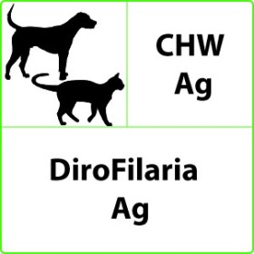 Test rapido veterinario chw ag dirofilaria - 10 test