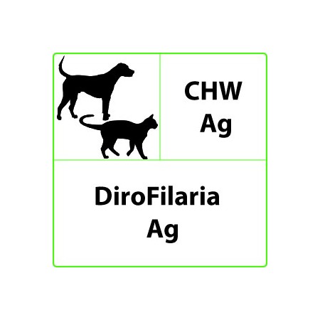 Test rapido veterinario chw ag dirofilaria - 10 test