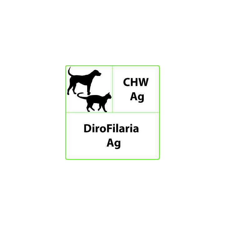 CHW Ag Dirofilaria Veterinär-Schnelltest - 10 Tests