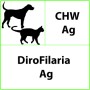 Rapid Veterinary Test CHW Ag Heartworm - 10 Tests