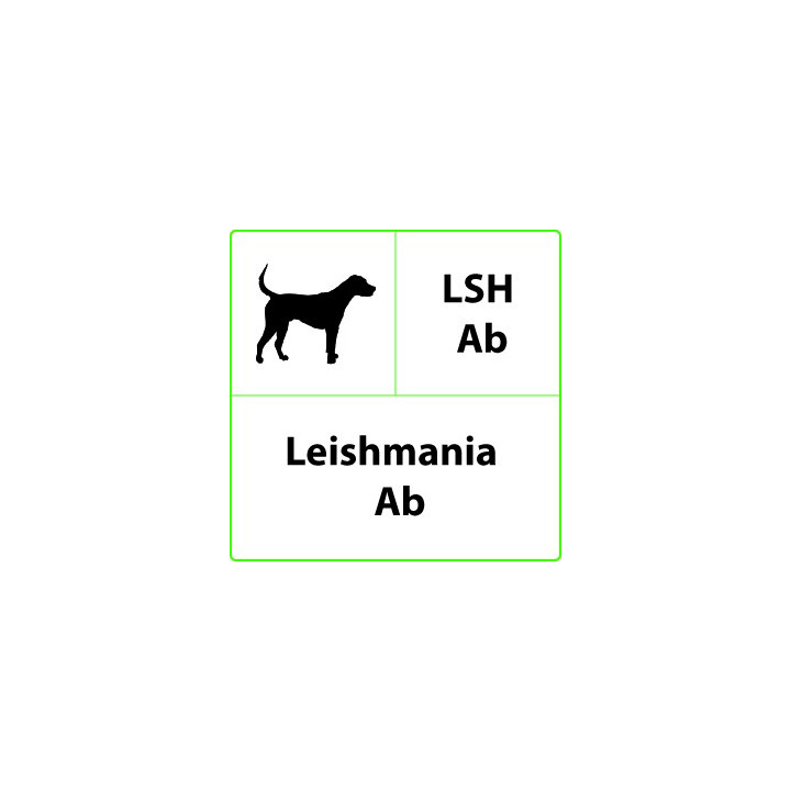 Prueba rápida veterinaria LSH Ab Leishmania - 10 pruebas