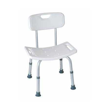 Mopedia shower seat with backrest