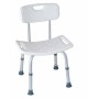 Mopedia shower seat with backrest