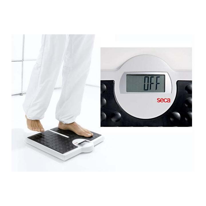 Digital floor scale with extra-large platform and high flow SECA 813