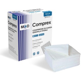 Non-sterile pure cotton cotton gauze compresses folded - 100 gauzes