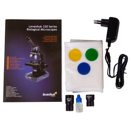 Microscope biologique monoculaire levenhuk 320 plus