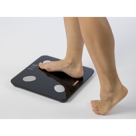 Gimafit body fat scale med gima-app og bluetooth - sort