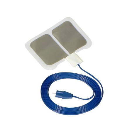 Jednorázová rem netkaná destička s pevným gelem - 3 m kabel - typ valleylab - dospělí - balení 25 kusů.