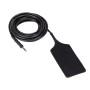Placa flexível de borracha 15x8 cm com cabo de 4,5 m