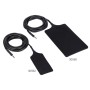 Placa de goma flexible de 15x8 cm con cable de 4,5 m