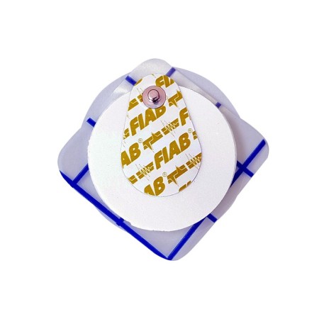 Wegwerp schuimelektrode met 50 mm excentrische klikverbinding - rond - volwassene