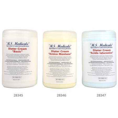 Crema conductora de diater - 1 l - ácido hialurónico