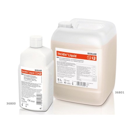 Ecolab incidin liquid - botella de 1 litro