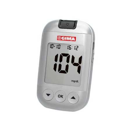 Complete set gima mg/dl glucometer - it, de, gr, arabisch