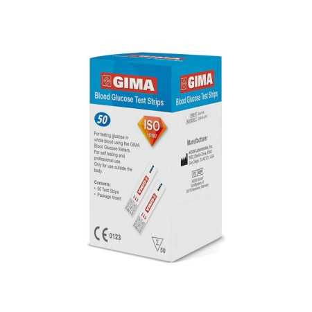 Tiras de glucosa para glucómetro Gima