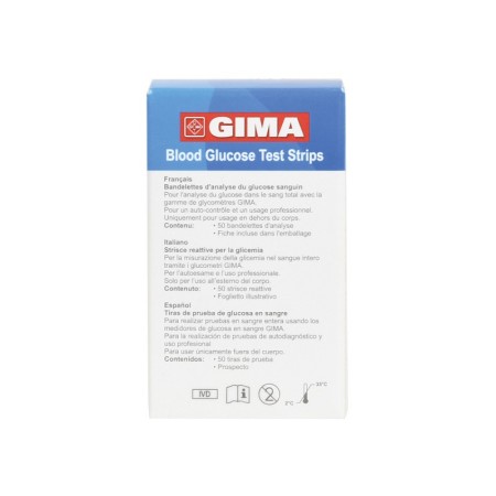 Glucose strips for gima glucometer