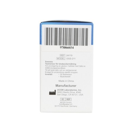 Glucosestrips voor gima-glucosemeter