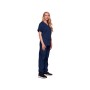 Túnica original Cherokee de decote em V - Mulheres S - azul marinho