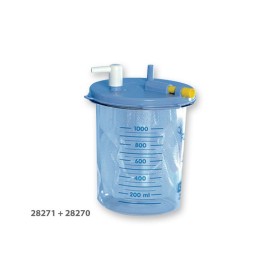 Disposable Bag 1 Liter with Lid, for 28270