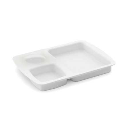 Tray with compartments