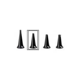 Spéculum réutilisable (noir) pour otoscopes BETA200, K 180, mini3000, mini3000 F.O. - Ø 3mm