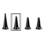 Herbruikbaar Speculum (zwart) voor otoscopen BETA200, K 180, mini3000, mini3000 F.O. - Ø 3mm