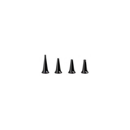 Set de spéculums réutilisables (noir) pour otoscopes BETA200, K 180, mini3000, mini3000 F.O.