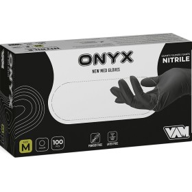 Guanti monouso nitrile senza polvere nero VAM ONYX - 100 pz.