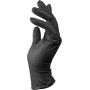 Wegwerp nitril handschoenen zonder poeder zwart VAM ONYX - 100 st.