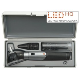 Complete set met HEINE Mini 3000 Fiber Optic Otoscope LED