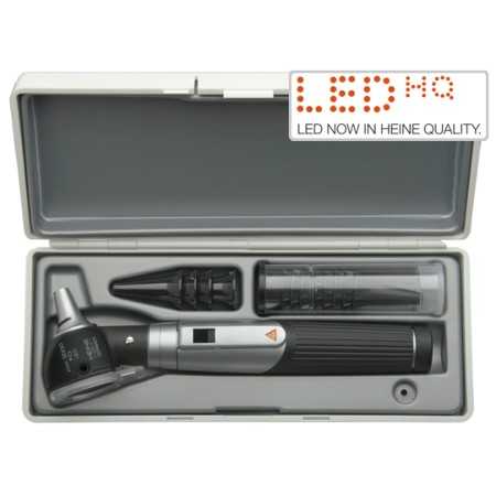 Complete Set with HEINE Mini 3000 Fiber Optic Otoscope LED