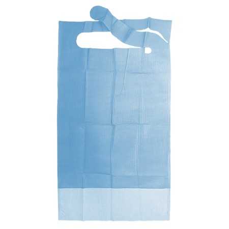 Polythene patient gag 37x66 cm light blue - 50 pcs.