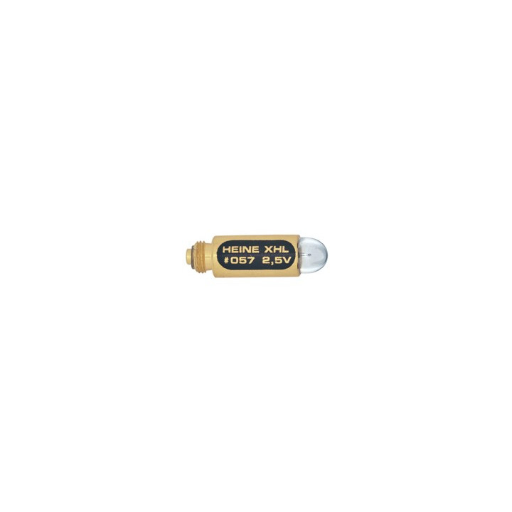 Lampadina di ricambio XHL Xenon alogena 057 - 2,5V per specchietto laringeo ritto