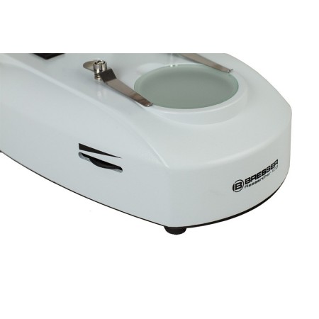 Investigador de microscopio estereoscópico bresser icd led 20x-80x