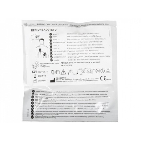 Disposable plates for rescue 230, rescue life - adults see also 33462 - kit of 2 pcs.