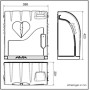 Vitrine voor buitendefibrillator aivia 200 outdoor met alarm en verwarming