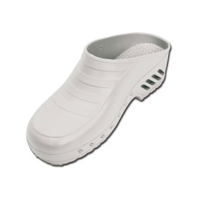 White clogs - no holes - 1 pair