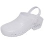 Weiße clogs - ohne löcher mit riemen - 1 paar