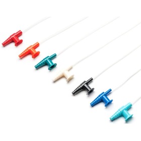 Sterile suction tube with suction control, length 60 cm