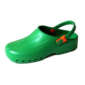 Ultralight clogs with strap - green - 1 pair