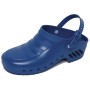 Blue clogs - no holes with strap - 1 pair